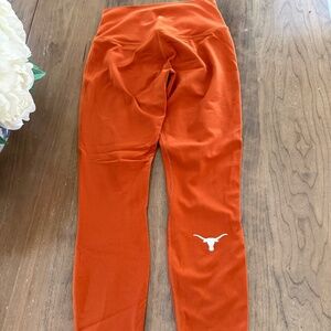 lululemon Align Leggings Size 6 University of Texas Burnt Orange Calf Logo